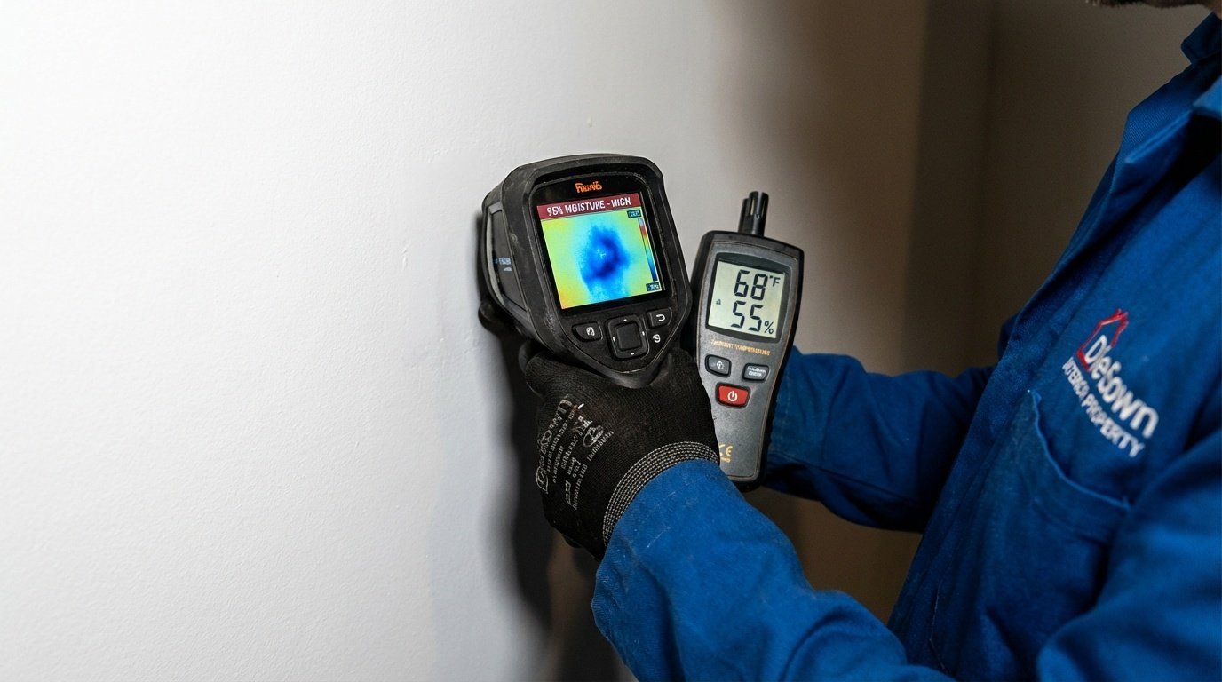 Hidden property defects detection